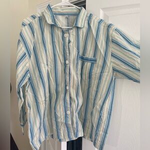 Domi button-up sleep shirt